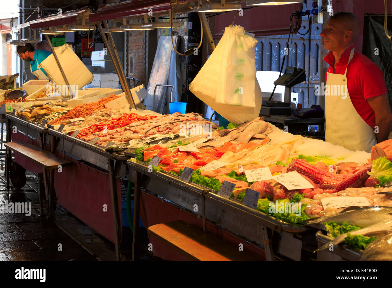 Fish Market, Venice, Italy Stock Photo