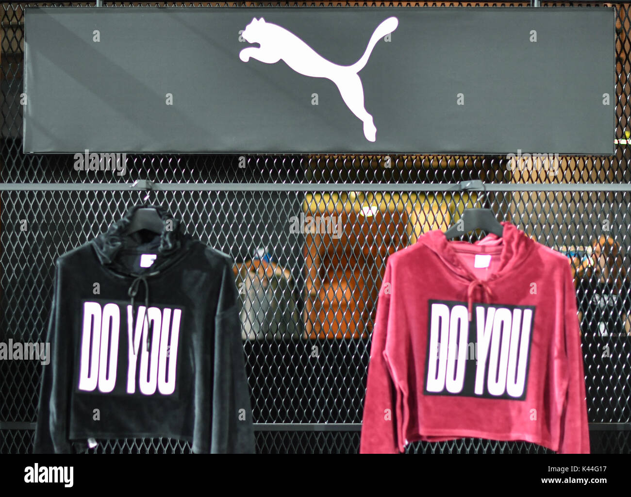Berlin, Germany. 02nd Sep, 2017. The Puma store at the fashion festival  Bread & Butter in Berlin, Germany, 02 September 2017. Photo: Jens  Kalaene/dpa-Zentralbild/ZB/dpa/Alamy Live News Stock Photo - Alamy