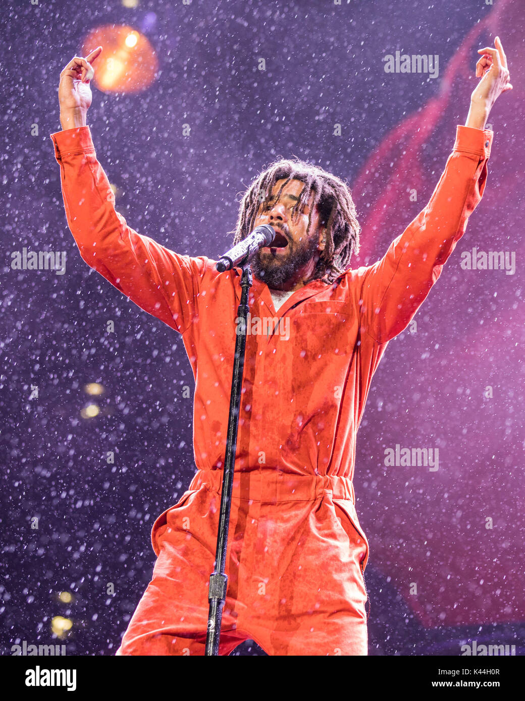 Philadelphia, Pennsylvania, USA. 2nd Sep, 2017. J. COLE (JERMAINE COLE) during Made In America