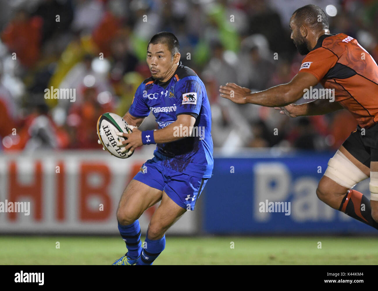 Tokyo, Japan. 1st Sep, 2017. Fumiaki Tanaka (), Michael Leitch () Rugby ...