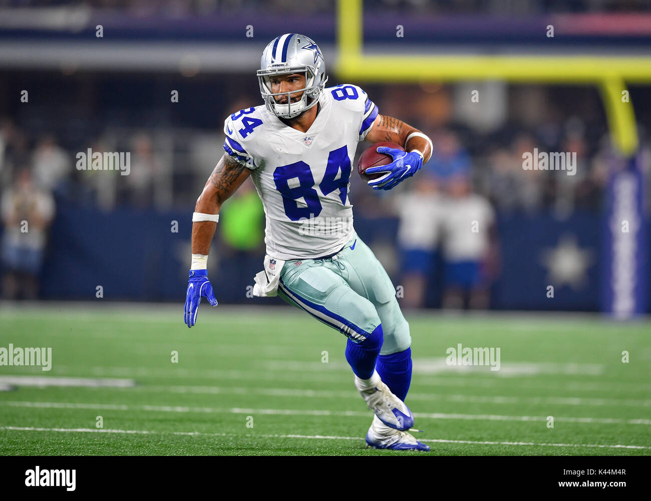 August 26th, 2017:.Dallas Cowboys tight end James Hanna (84) catches a ...