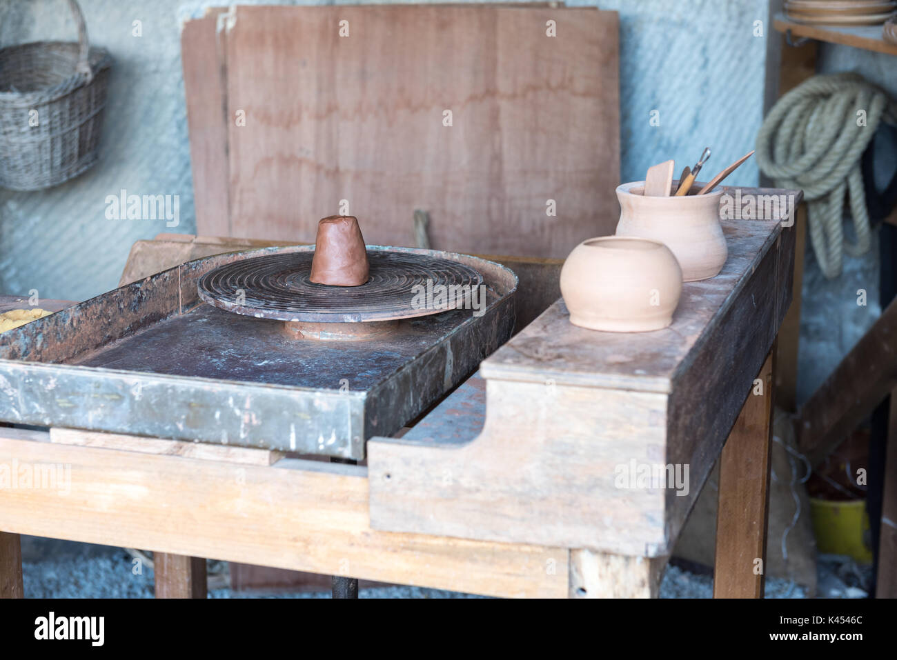 Potter's and tools Stock Photo Alamy