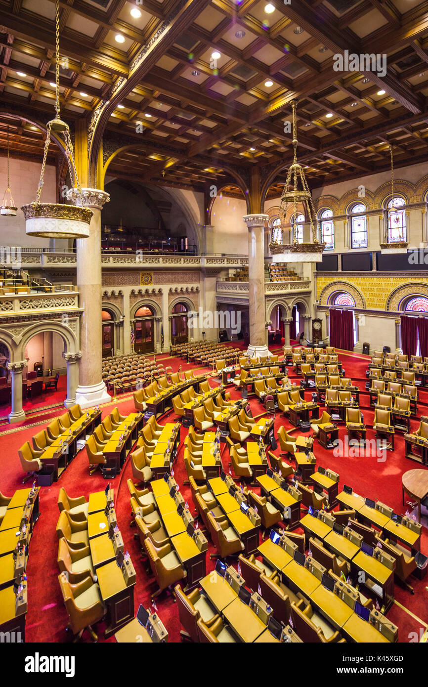 USA, New York, Hudson Valley, Albany, New York State Capitol Building