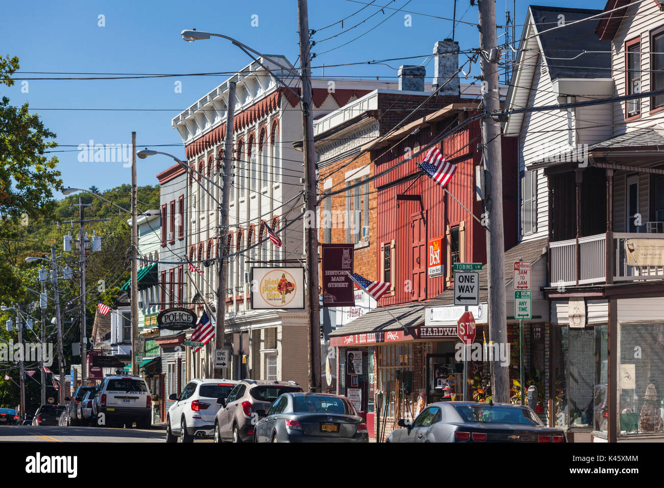 USA, New York, Hudson Valley, West Point, Main Street Stock Photo Alamy