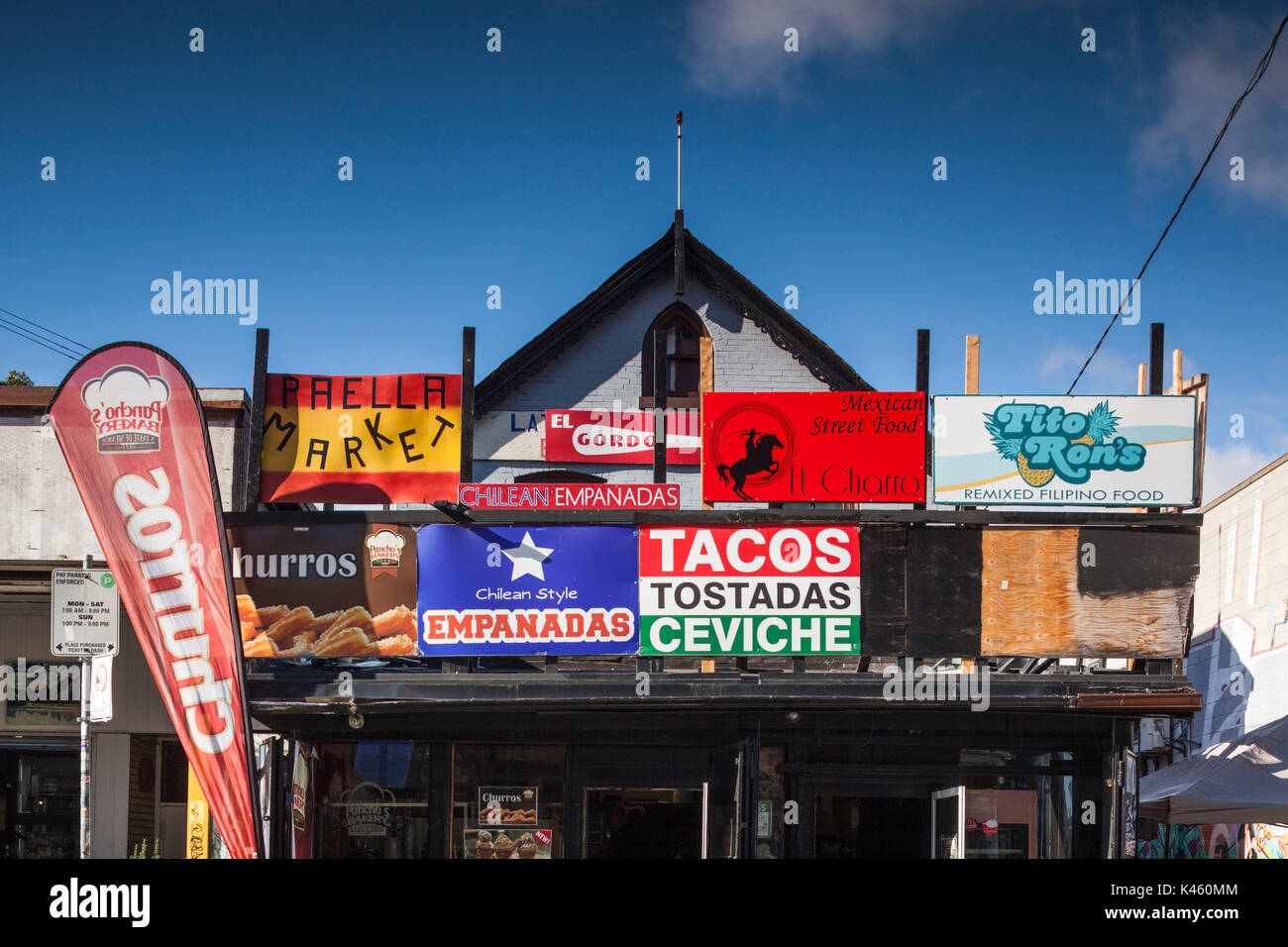 Canada, Ontario, Toronto, kensington Market, multi cultural shopping district Stock Photo