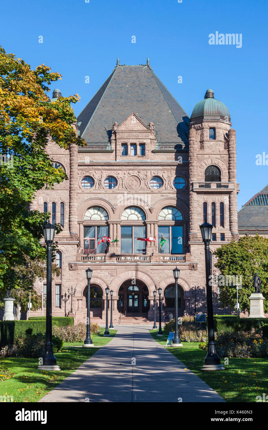 Canada, Ontario, Toronto, Ontario Provincial Parliament Stock Photo Alamy