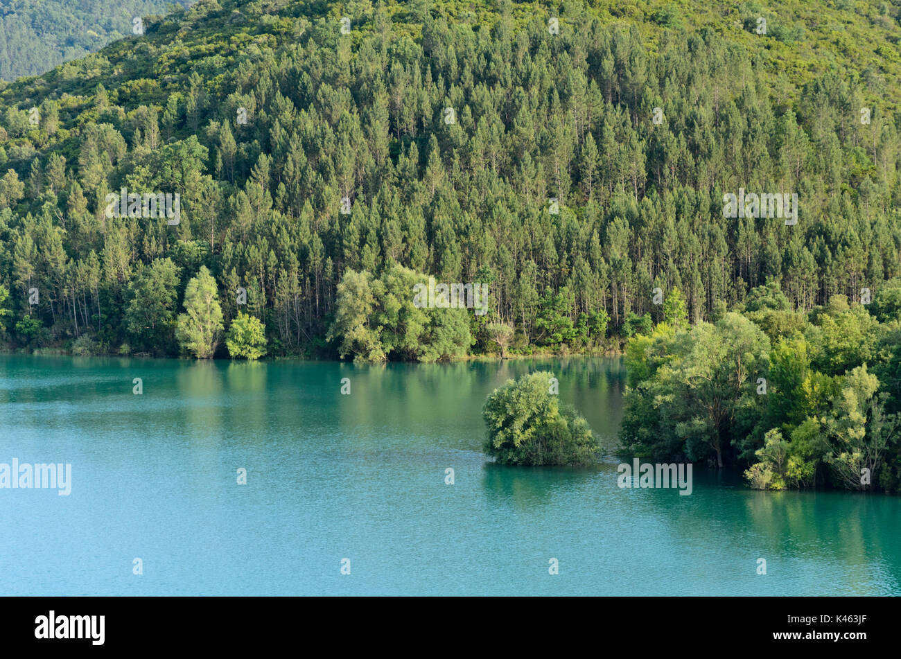 Lac de Saint-Cassien, Provence, France Stock Photo