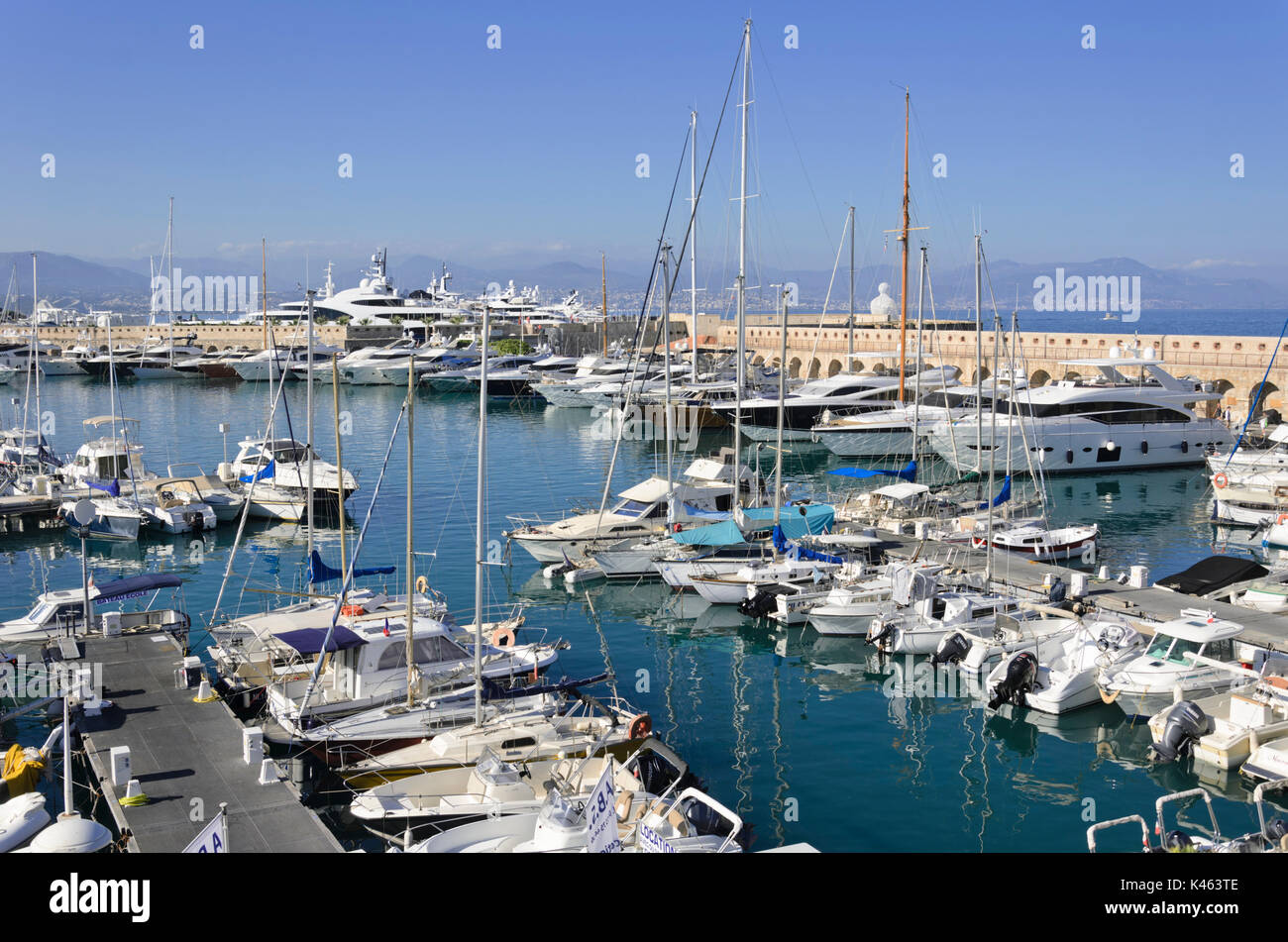 Marina, Antibes, France Stock Photo