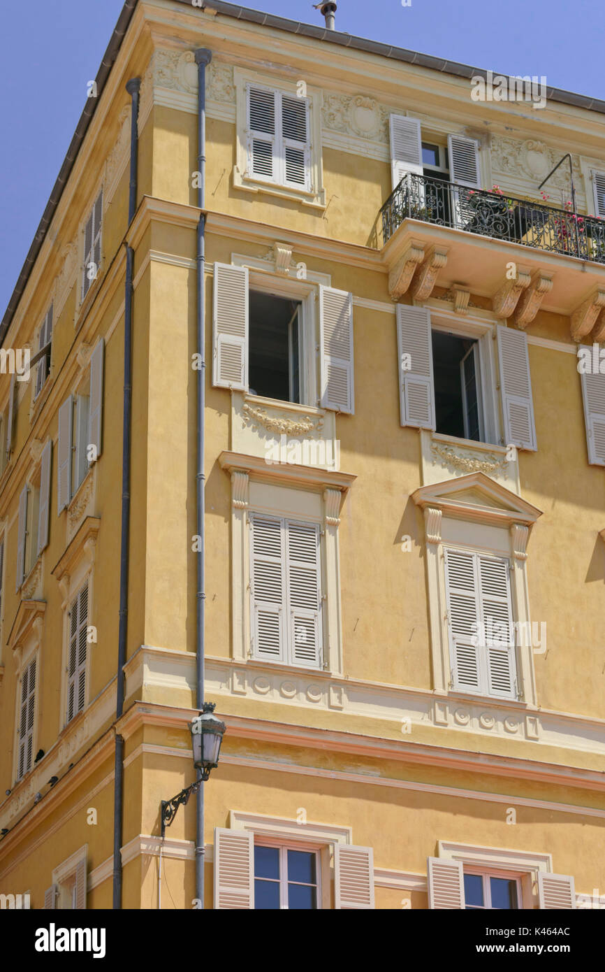 Old town house, Nice, France Stock Photo