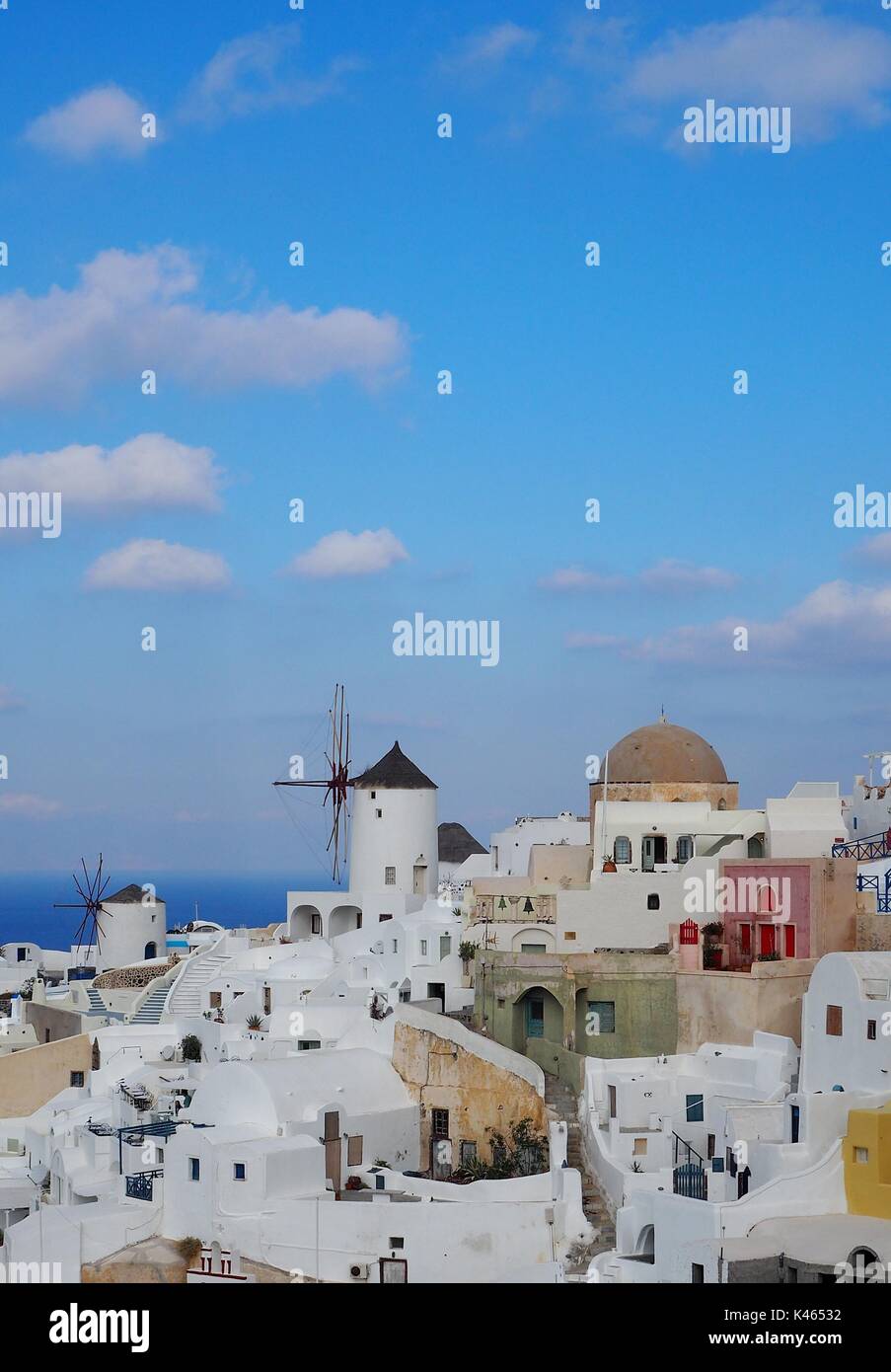The famous Caldera of Oia, Santorini; the most famous Island in Greece