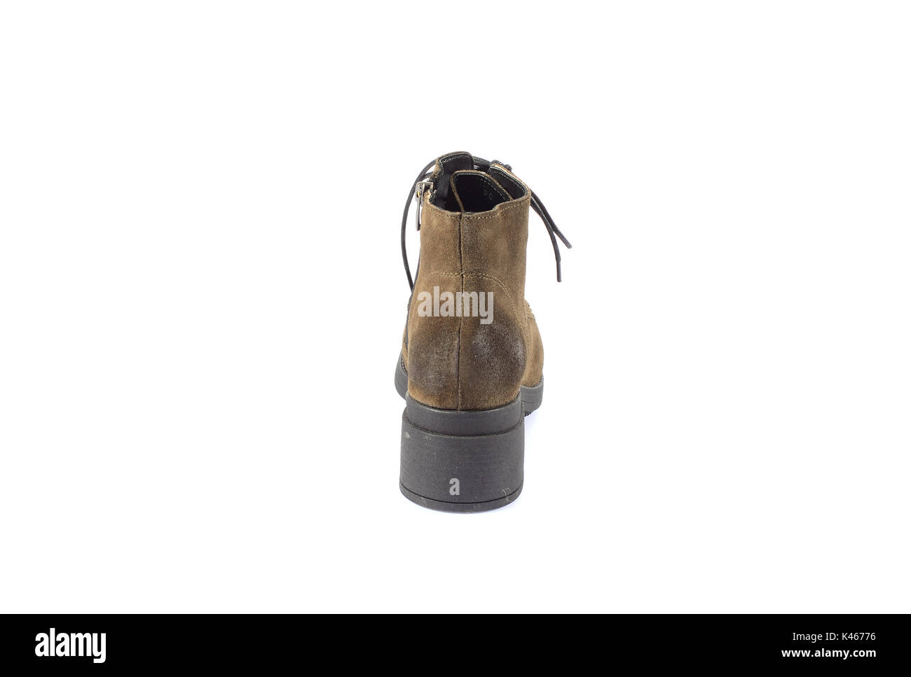 Pair of new hiking boots isolated on white background Stock Photo - Alamy