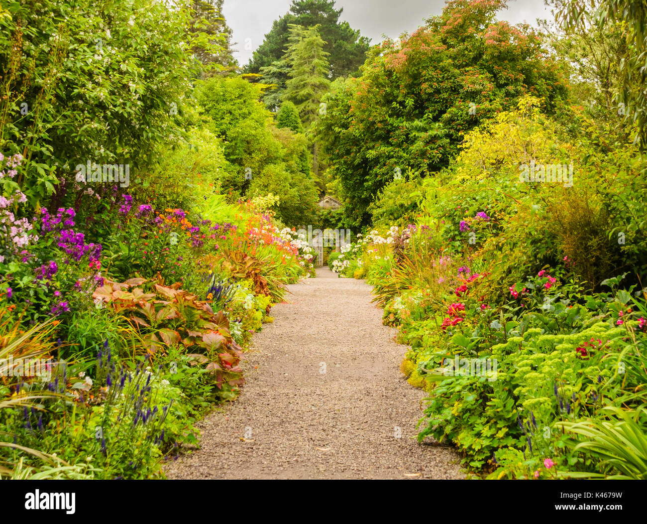 The beautiful Garnish island Gardens Bantry Bay Ireland Stock Photo