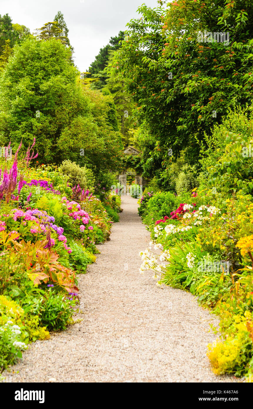 The beautiful Garnish island Gardens Bantry Bay Ireland Stock Photo