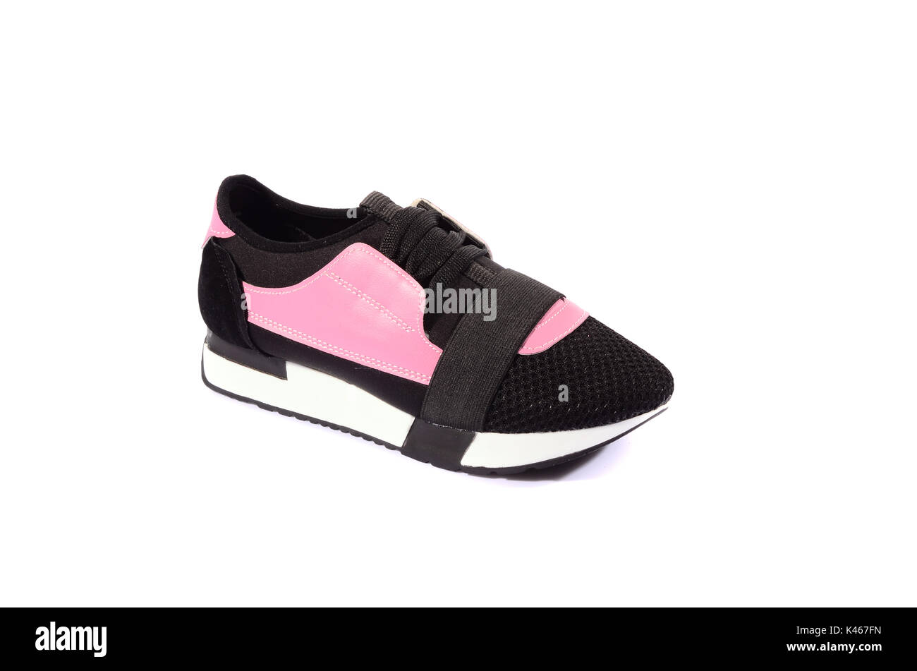 Women's athletic shoes isolated on white background Stock Photo - Alamy