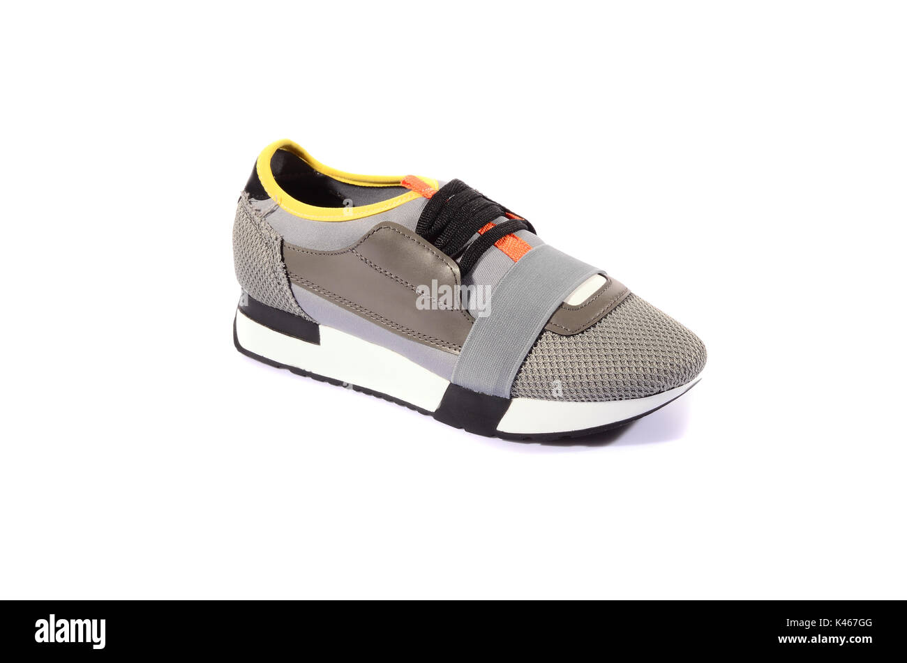 Women's athletic shoes isolated on white background Stock Photo - Alamy