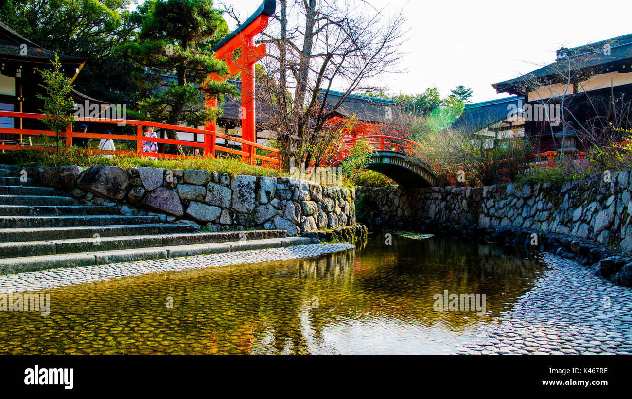 landscape in Yasaka Shrine in Kyoto Japan Stock Photo - Alamy