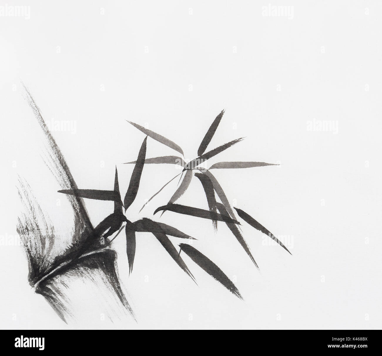 License at MaximImages.com Bamboo stalk with leaves Japanese Zen ...
