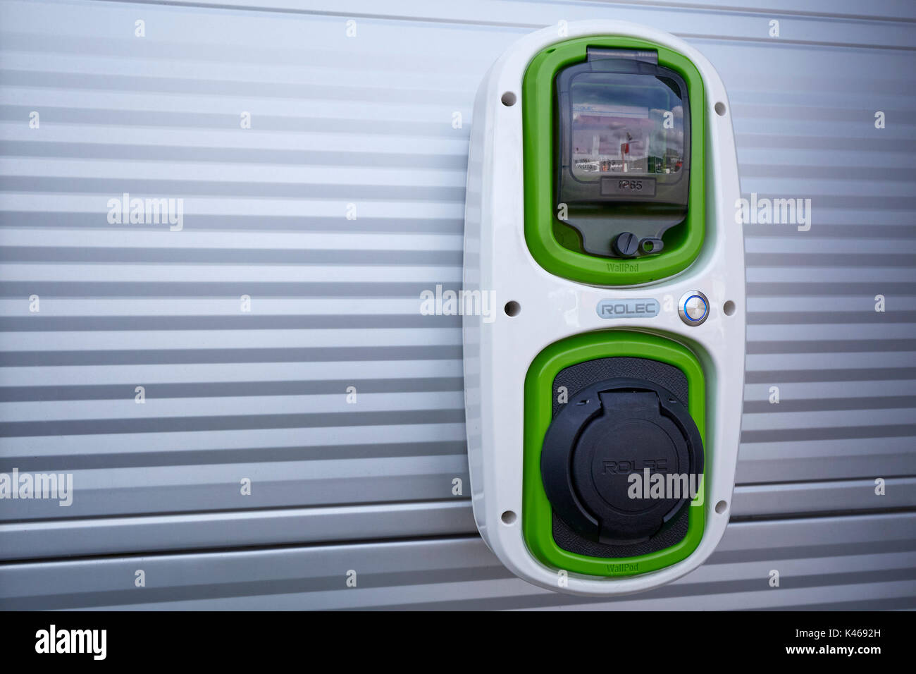 Electric Car Charging Point UK Stock Photo Alamy