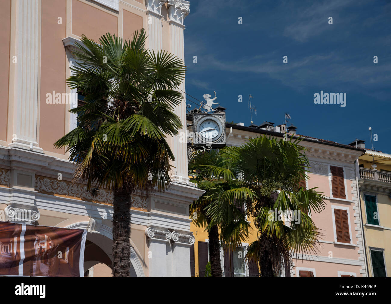 Salo, a town on the shore of Lake Garda, Italy Stock Photo