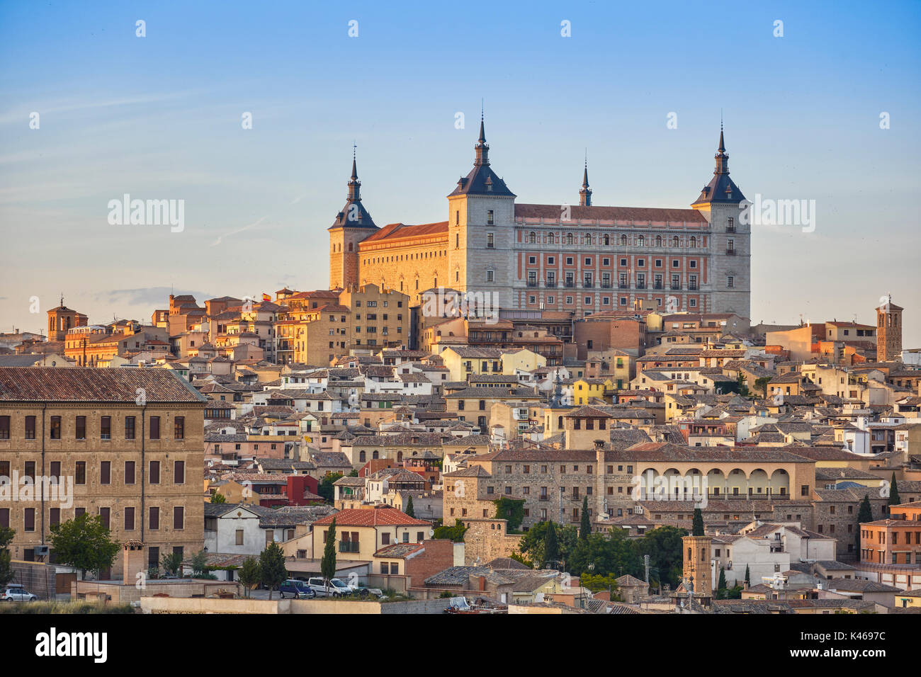 Alcazar of Toledo. Toledo. Castile-La Mancha. Spain Stock Photo