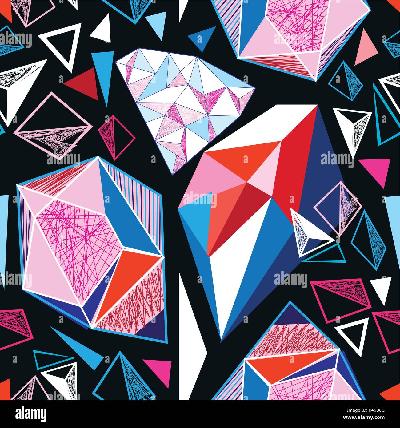 Triangles lines diamonds black hi-res stock photography and images - Alamy