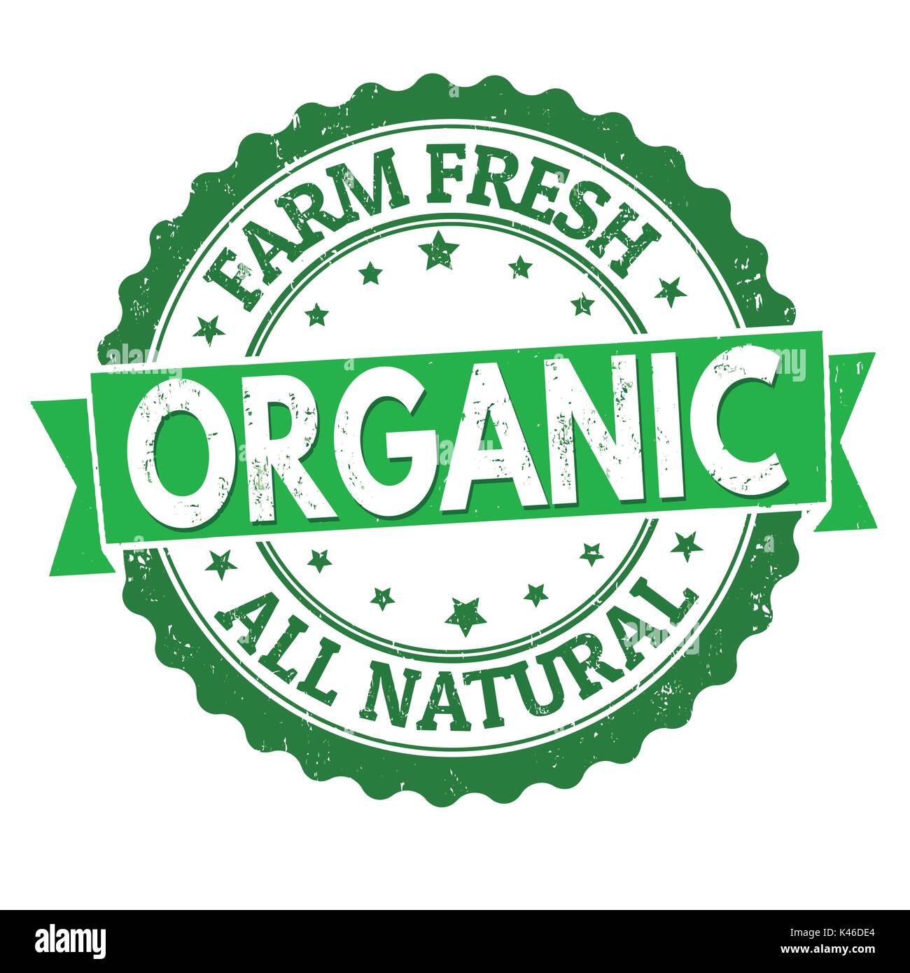 Organic grunge rubber stamp on white background, vector illustration ...
