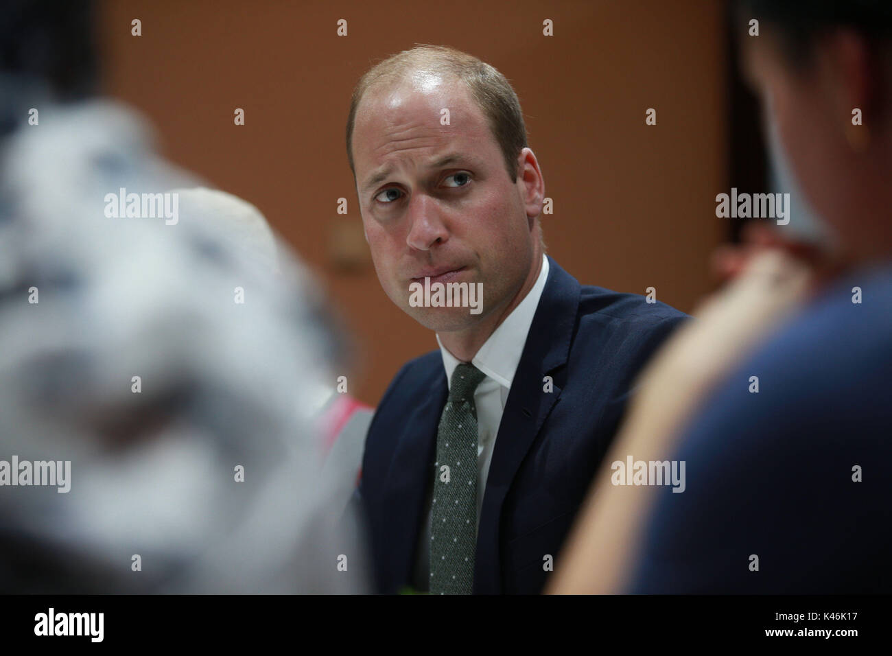 The Duke of Cambridge during a visit to the AlManaar Muslim Cultural Heritage Centre in London