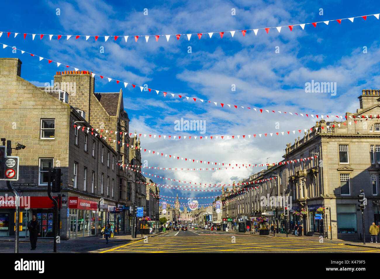 Aberdeen, a city in Scotland, Great Britain Stock Photo