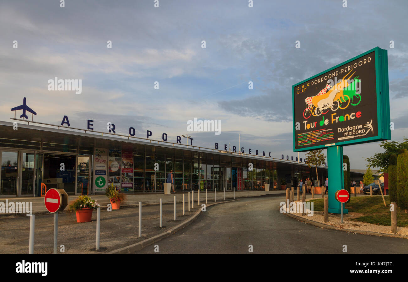 Bergerac Dordogne Périgord Airport, France Stock Photo Alamy