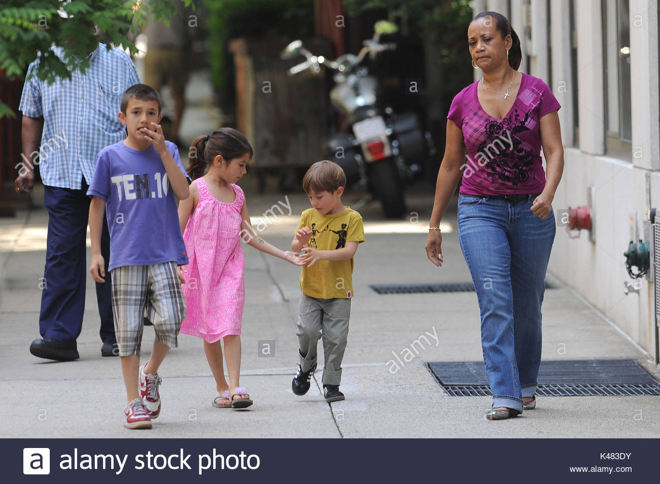 Jack Lauer, Romy Lauer and Thijs Lauer. Matt Lauer takes his his Stock