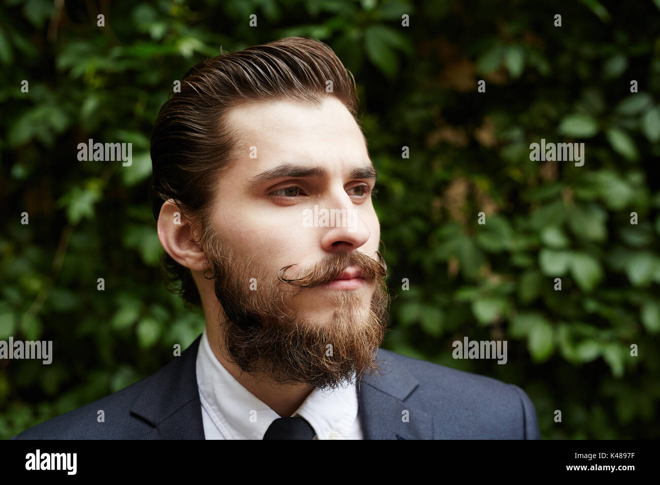 Man after grooming Stock Photo