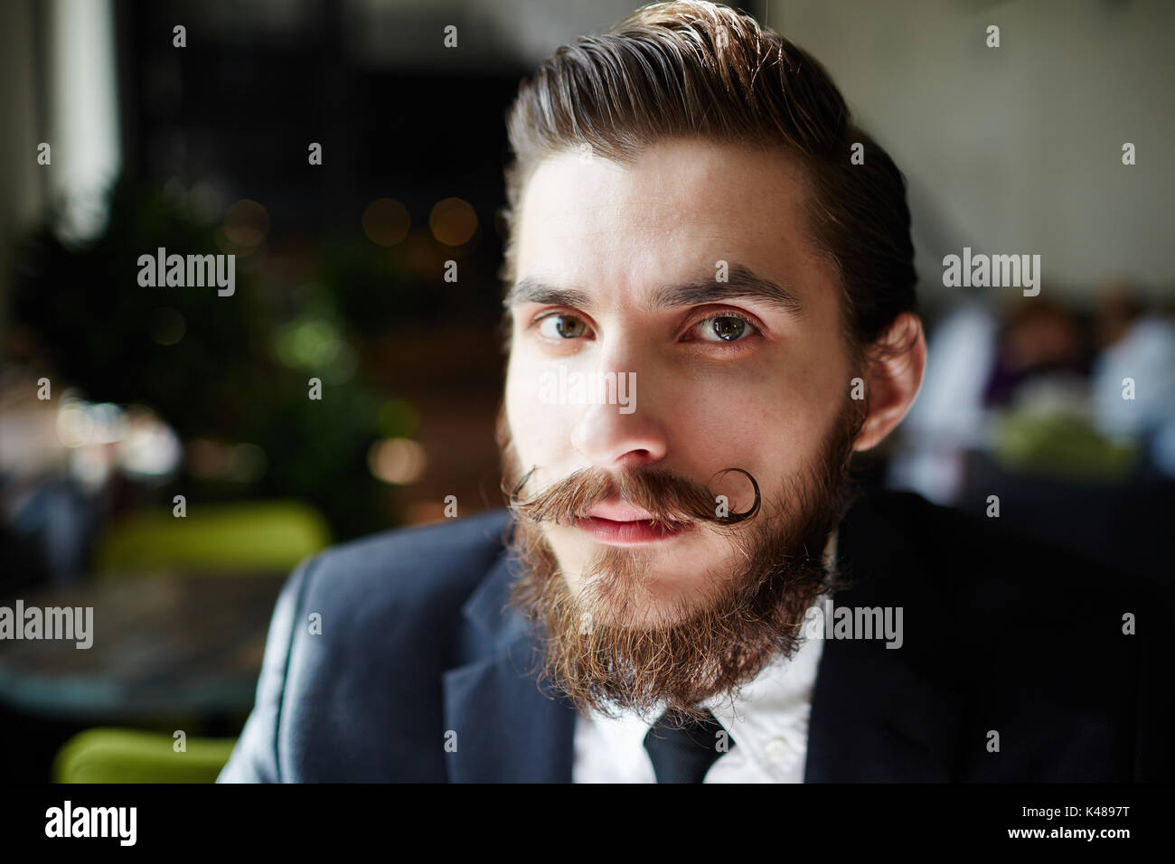 Posh man Stock Photo