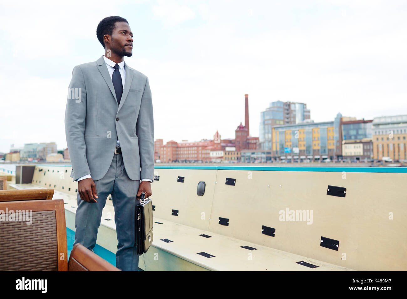 Cruise of businessman Stock Photo