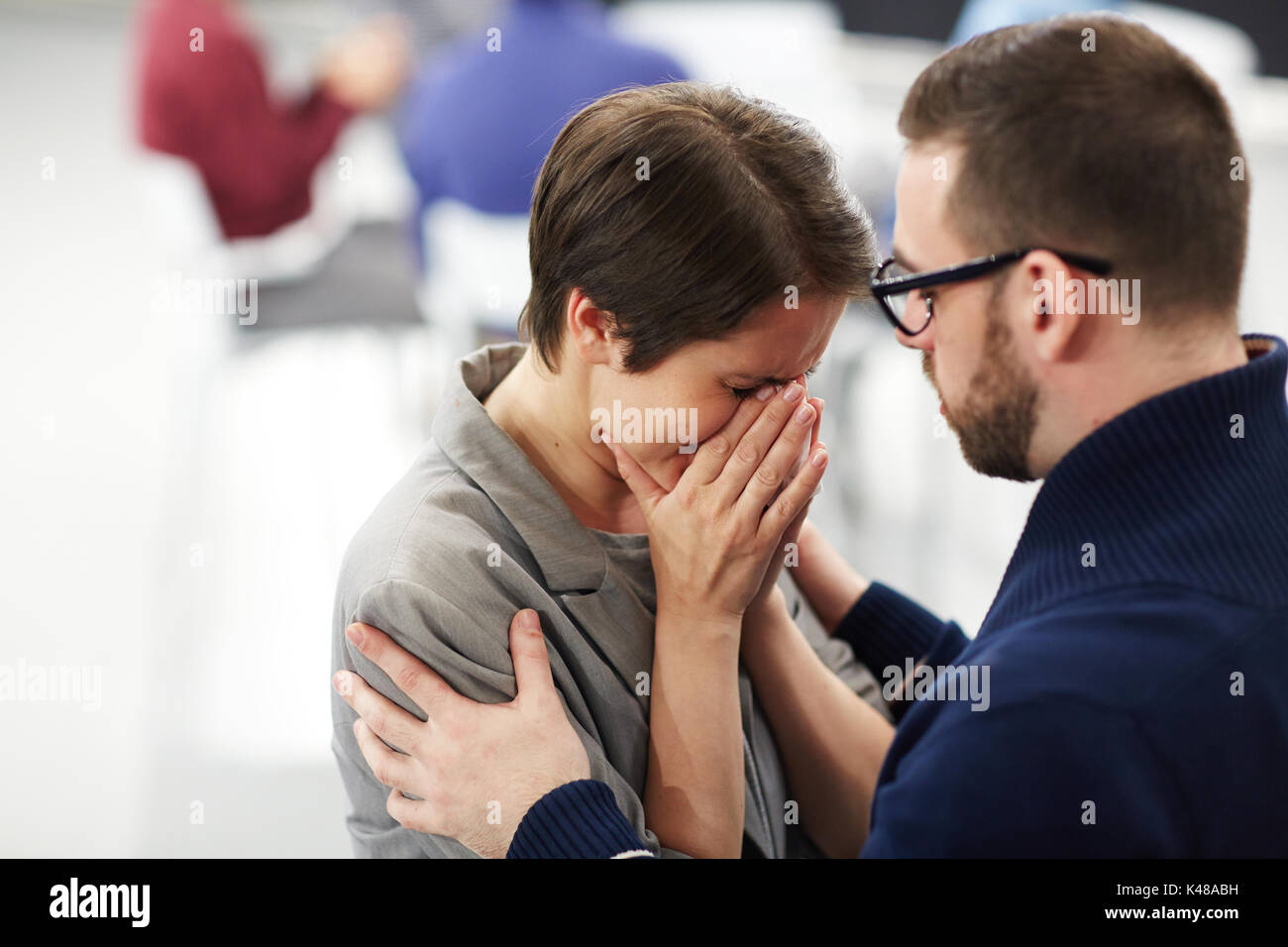 Psychological support Stock Photo