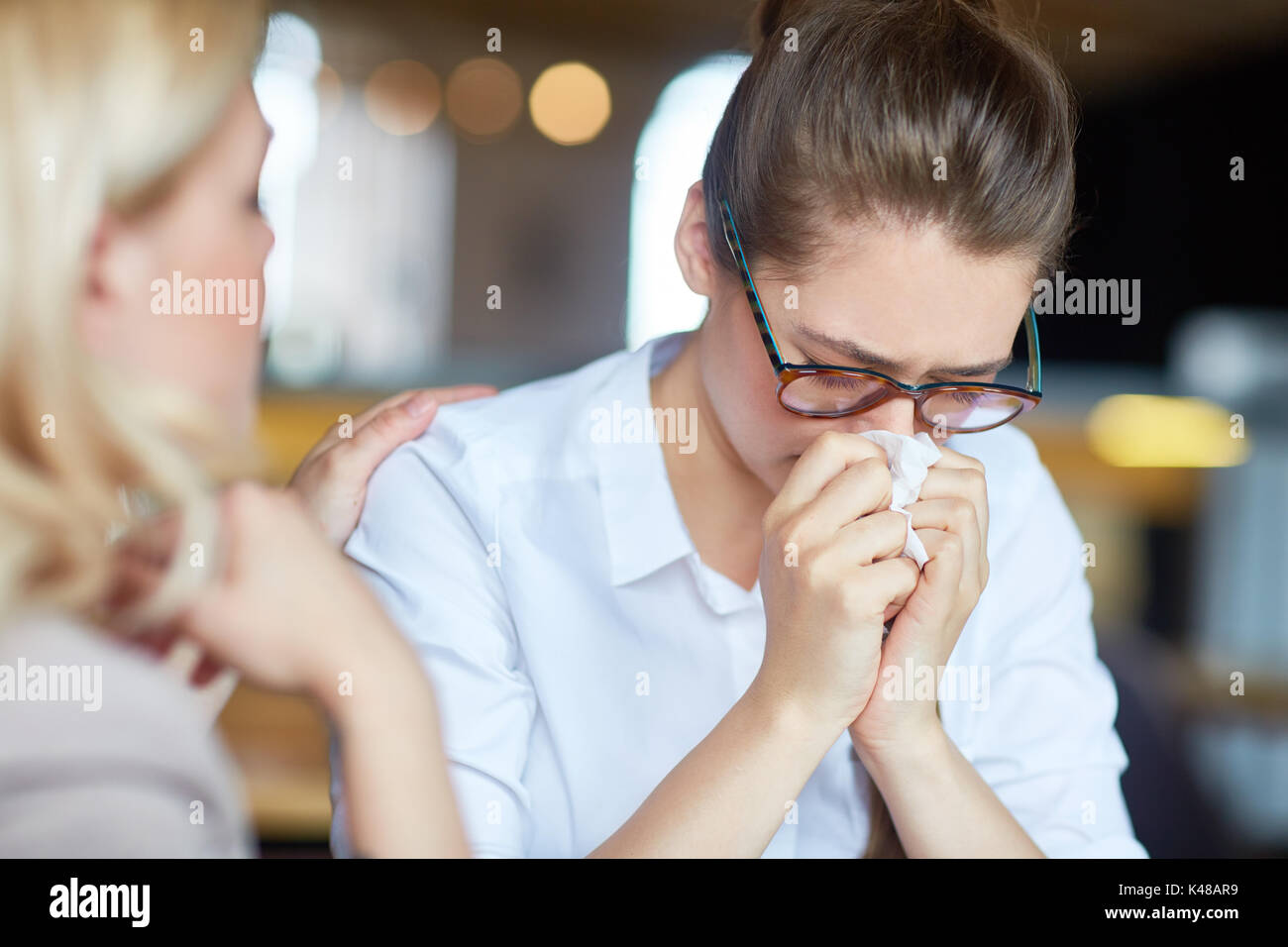 Please do not cry! Stock Photo