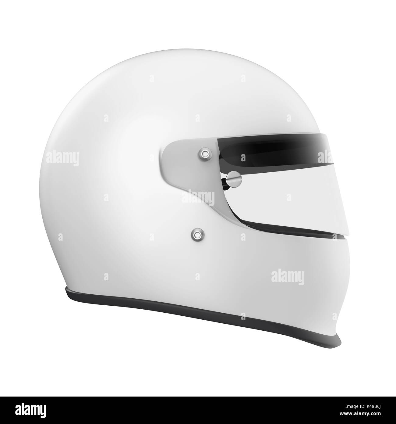 Auto Racing Helmet Isolated Stock Photo Alamy