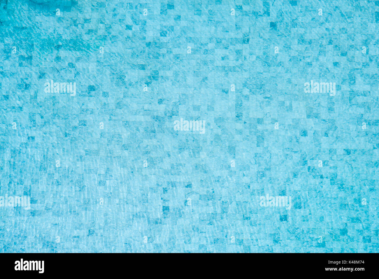 Swimming pool floor Stock Photo