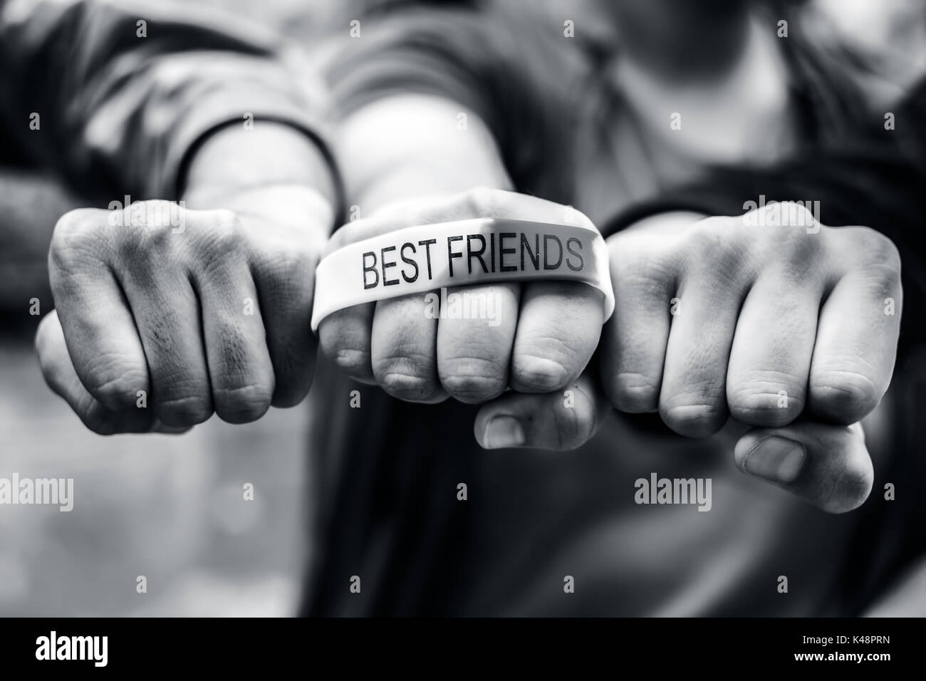 hands of three best friends Stock Photo - Alamy