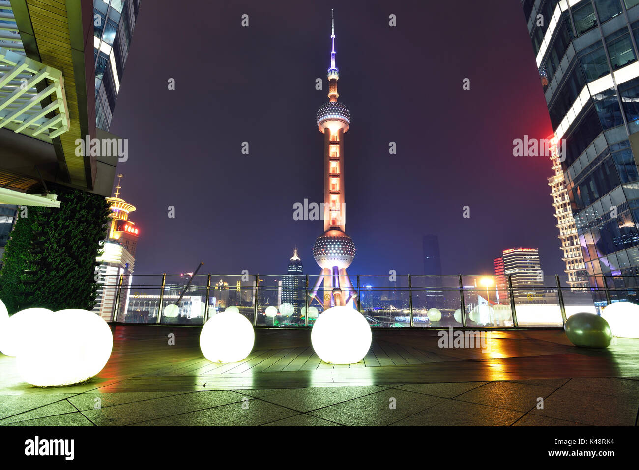 Landmark of shanghai urban scenery hi-res stock photography and images ...