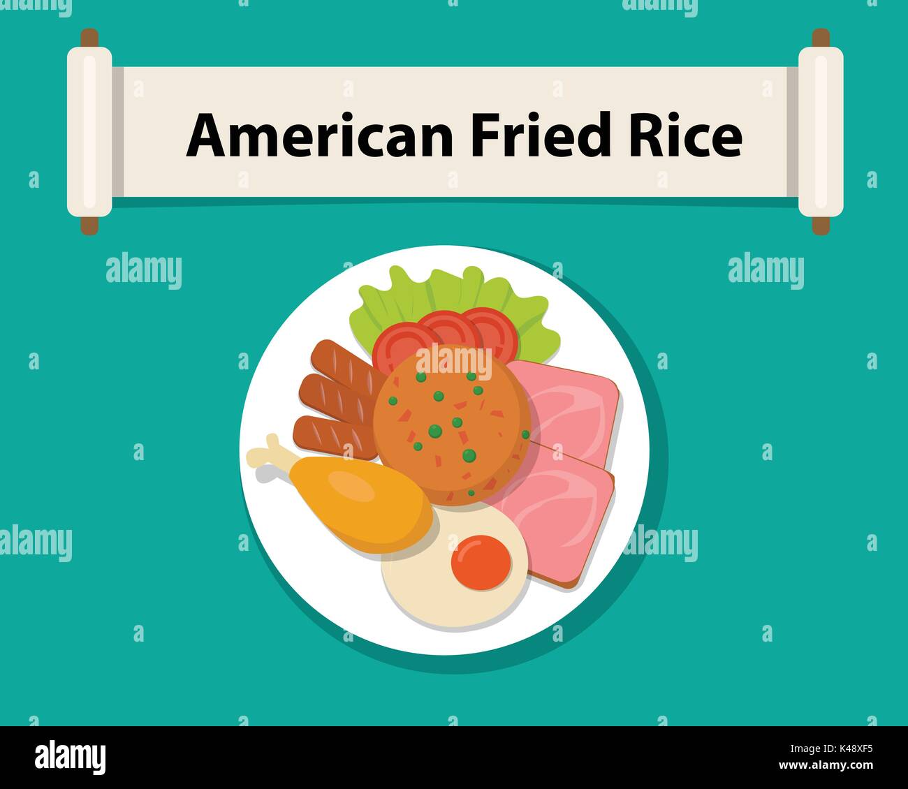 Top view tasty rice Stock Vector Images Alamy Top view tasty rice Stock Vector Images Alamy