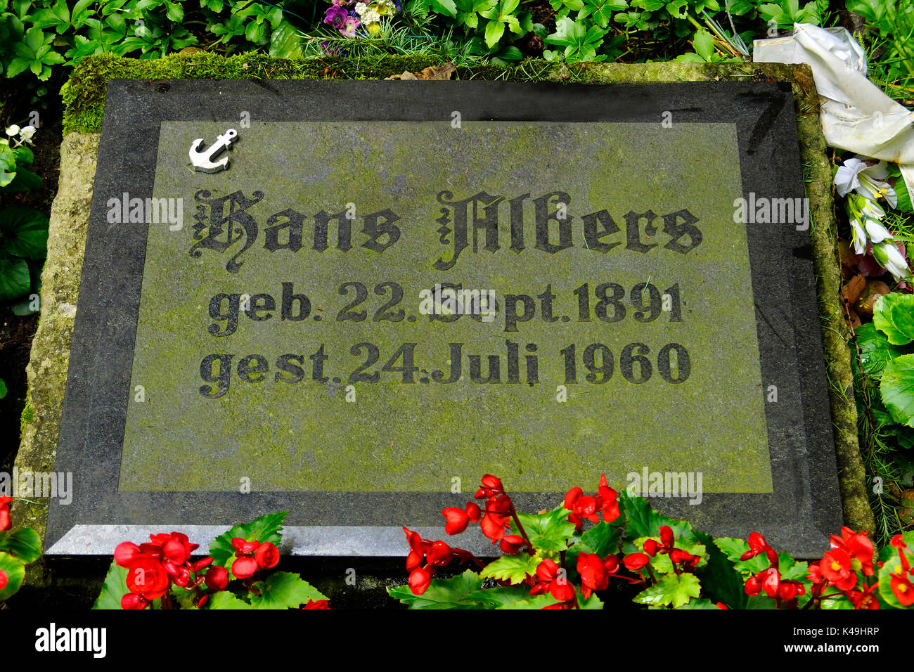 Grave Frpm Hans Albers Stock Photo