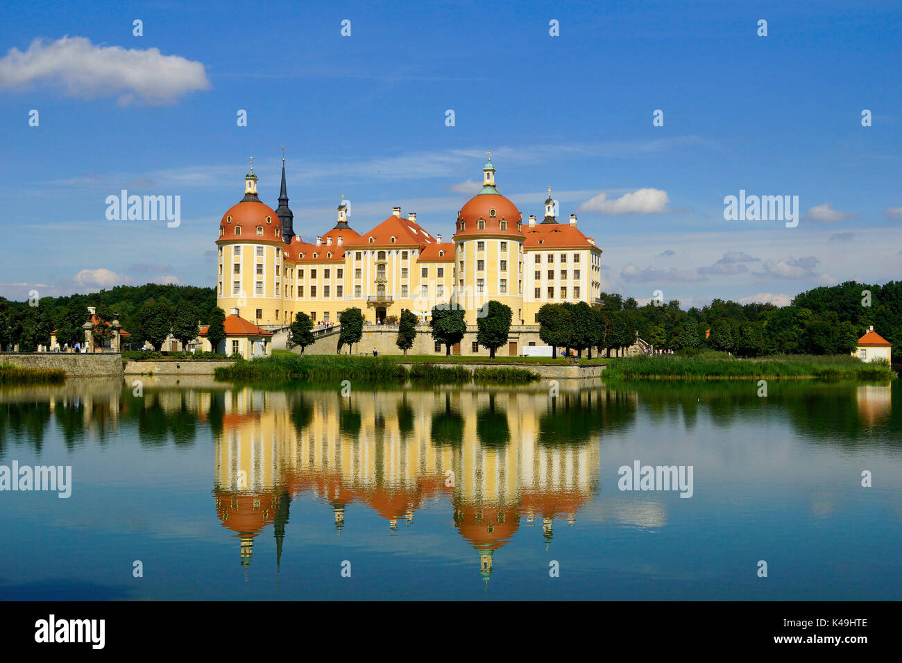 Castle Moritzburg Stock Photo