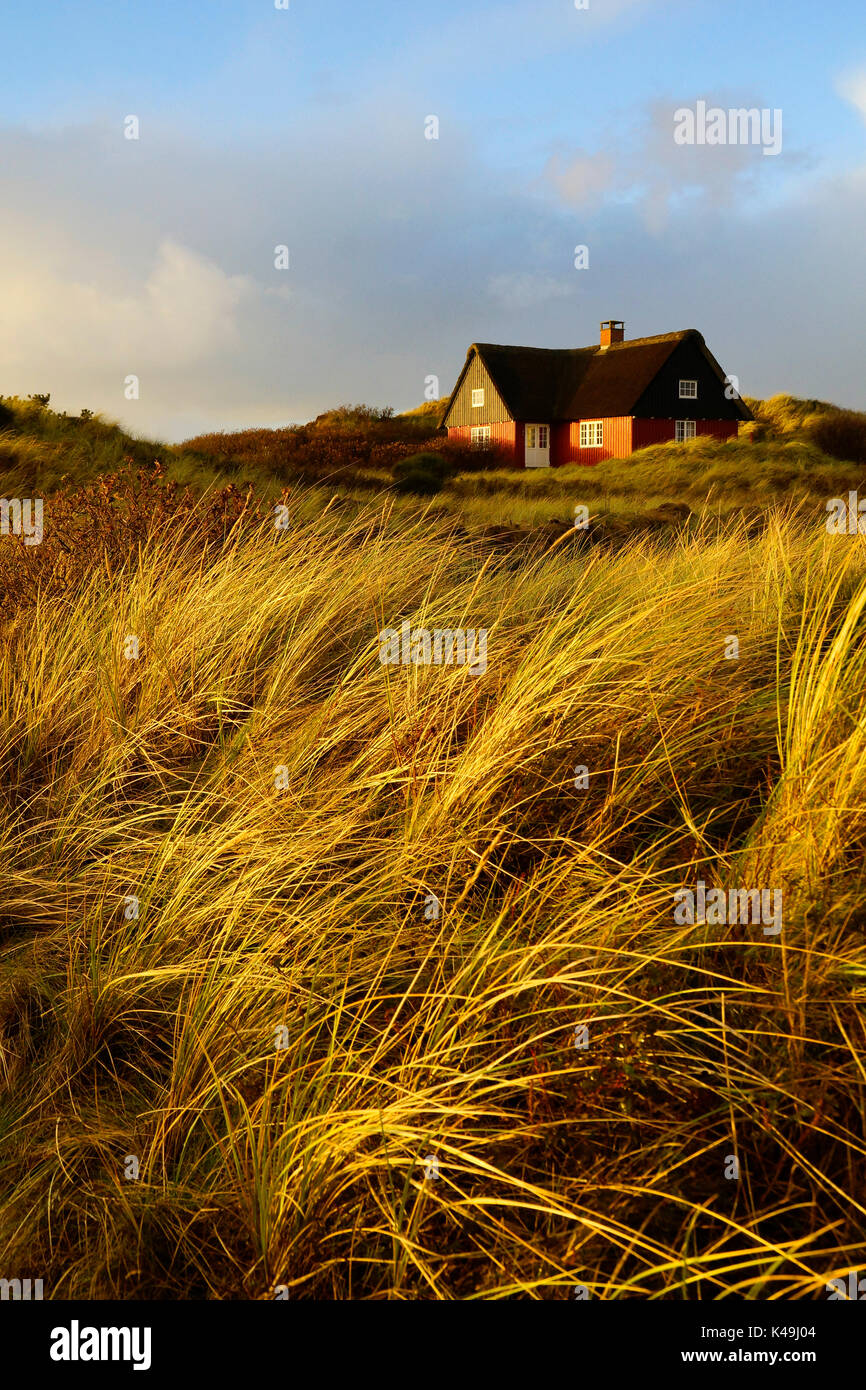 House In The Dunes Stock Photo