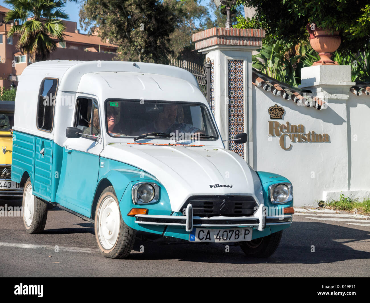 Citroën Dyane, Acadiane, Station Wagon Image Shows A Model Of The 70S, Participating In A 2Cv Meeting In Algeciras, Spain ,  Oct 9 2016 Stock Photo