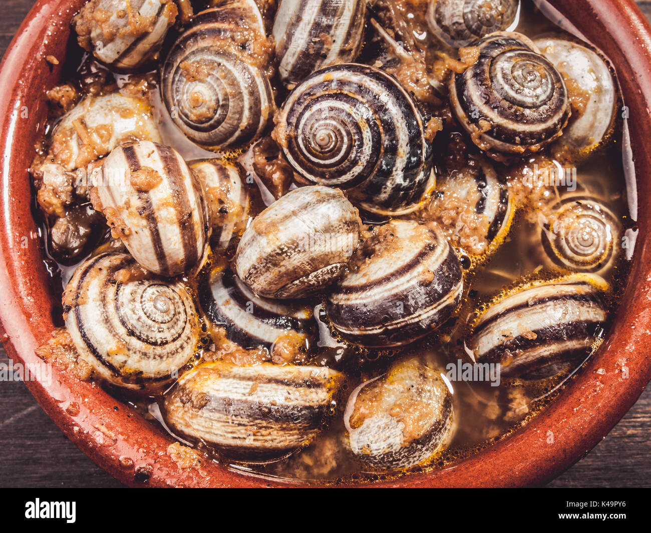 Cooked Snails High Resolution Stock Photography and Images Alamy