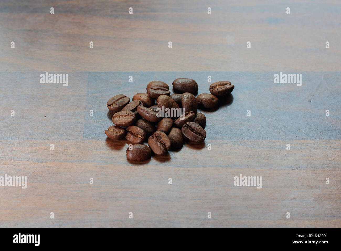 Lecker geröstete Kaffeebohnen Stock Photo