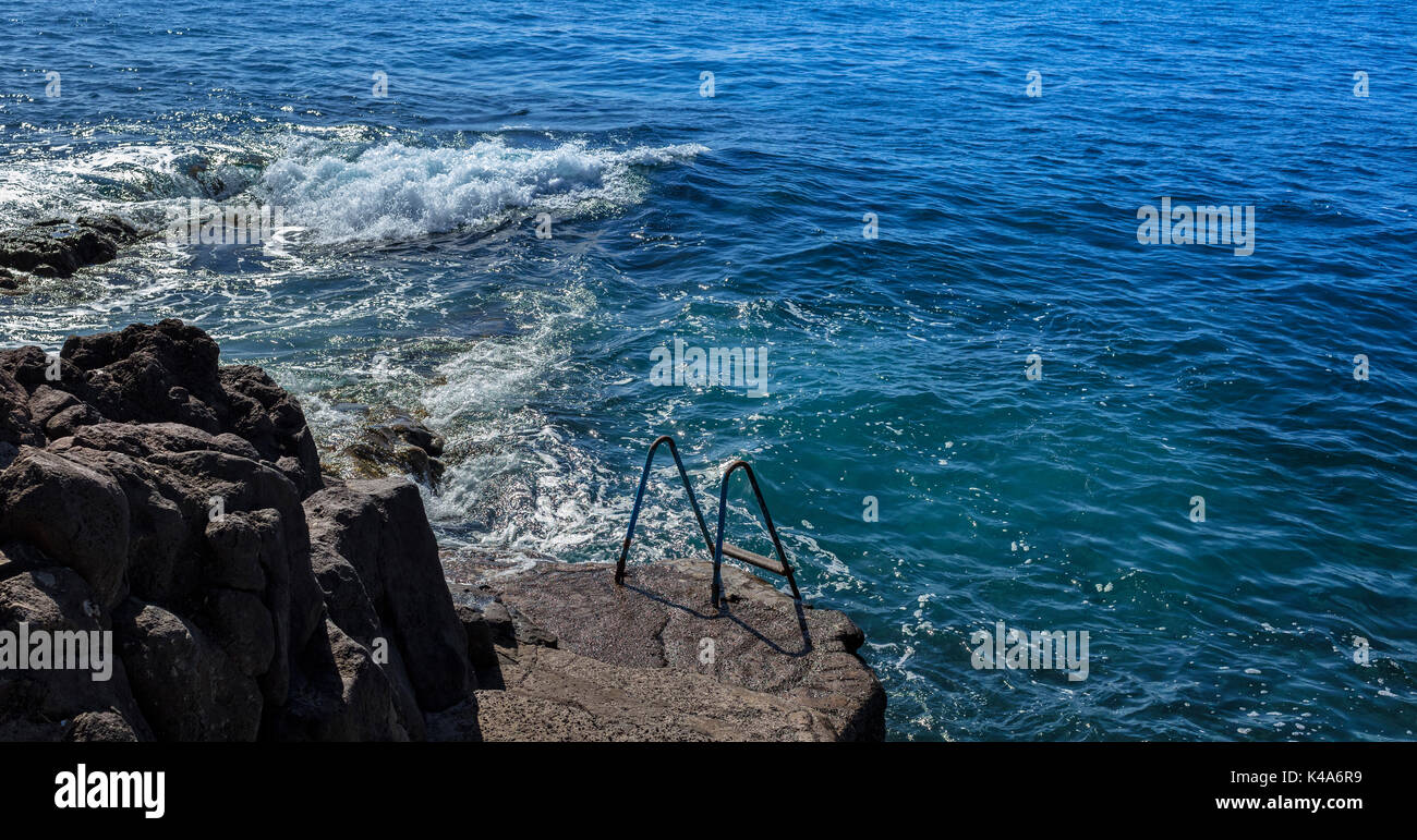 Cliffs In Madeira Stock Photo