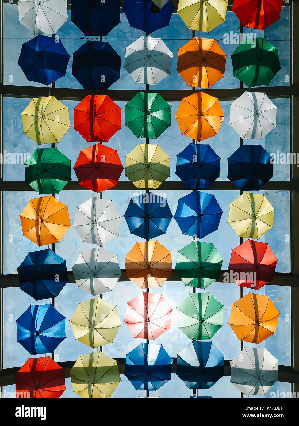 Red umbrella fabric texture hires stock photography and images Alamy