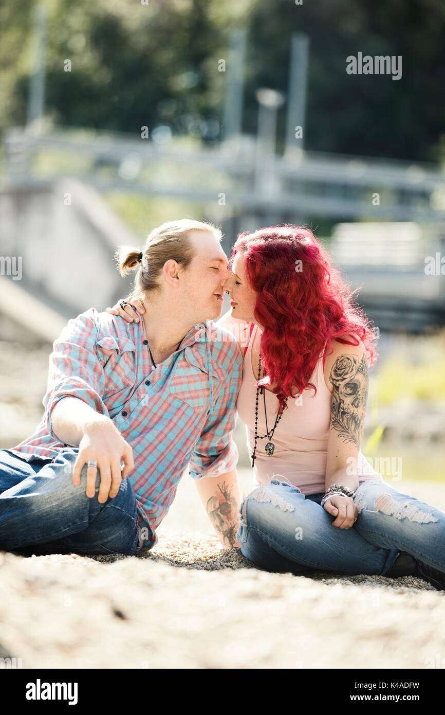 Young man tattoos piercings hi-res stock photography and images - Alamy
