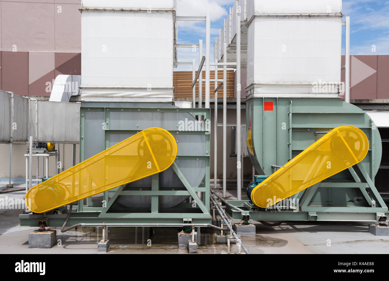 Belt Guard safety protection for motor of air blower ; safety equipment